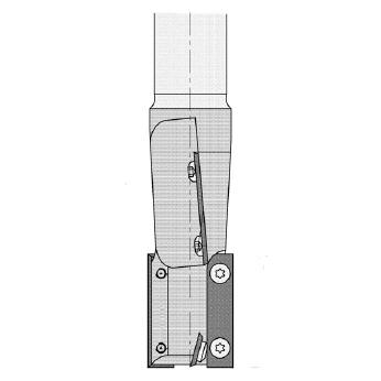 JSO 22022 Wendeplatten-Schaftfr&auml;ser Z2+2