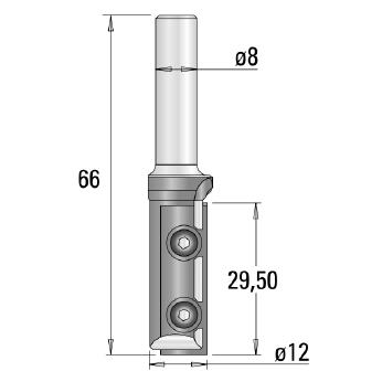 Guhdo 7900 HW-WPL-Nutfr&auml;ser 12mm